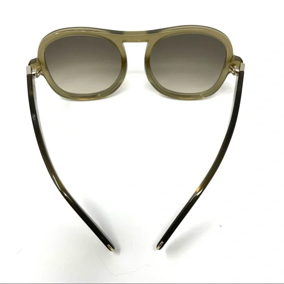 CHLOE olive green sunglasses, made in Italy display picture 3